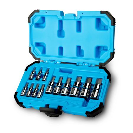 CAPRI TOOLS Advanced Series SAE Hex Bit Socket Set, 13 pcs CP30003ADV